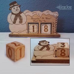 Christmas Countdown - Naugthy or Nice - With Blocks - Inset Laying Flat - Inset Dice - No Fine Line Logo