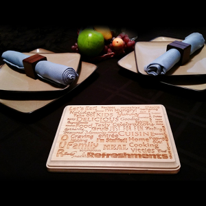 Text Trivet - Table - 2 Plates - No Fine Line Logo - Instagram