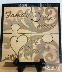 Coaster - Upright - Fine Line Logo