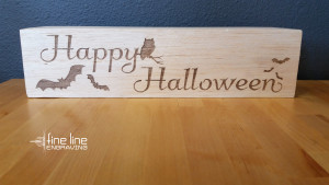Happy Halloween - Straight on - Fine Line Logo