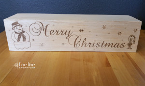 Merry Christmas - Straight on - Fine Line Logo