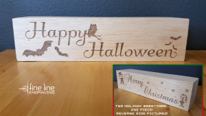 Halloween and Christmas - Fine Line Logo