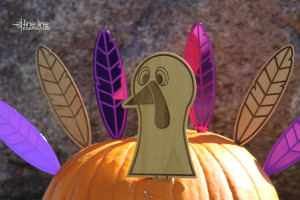 Turkey - Close Up - Fine Line Logo